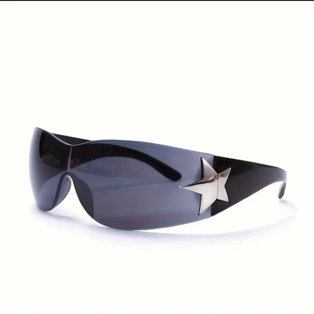 Rimless Star Temple Sunglasses